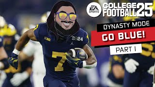 EA College Football 25 Dynasty Mode for the First Time [upl. by Ominorej571]