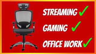 Staples Hyken Mesh Chair Review  A Chair for Streamers Gamers amp More [upl. by Laureen]