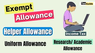 Exempt Allowance Under Section 1014i  Uniform Allowance Exemption  Exempt Helper Allowance [upl. by Lipps665]