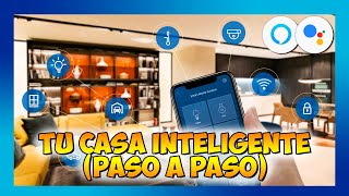 🥇 CASA INTELIGENTE con ALEXA  Domótica en tu Hogar 🏠 [upl. by Dygal]