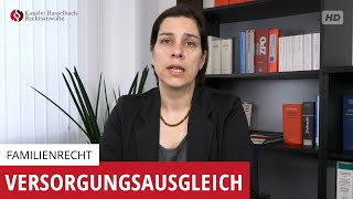 So funktioniert der Versorgungsausgleich bei einer Scheidung  Kanzlei Hasselbach [upl. by Leaw]