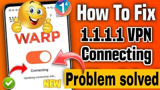 How to Fix 1111 vpn not connecting l fix warp vpn not connecting  1111 vpn connection problem 2024 [upl. by Fish]