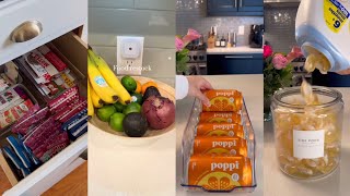 Satisfying Fridge  Kitchen restocks Asmr Organizing and restockingTiktok compilation  ASMR [upl. by Eiramlatsyrc]