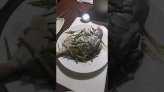 Steamed pompano fish food foryou satisfying [upl. by Chader338]