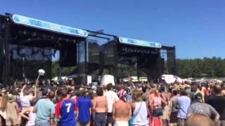 John Popper of Blues Traveler performing the National Anthem at LOCKN 2015 Star Spangled Banner [upl. by Eeralih]