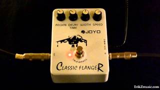 Joyo JF07 Classic Flanger Demo [upl. by Joslyn]