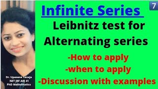 Leibnitz test for convergence of alternating series [upl. by Aretse]