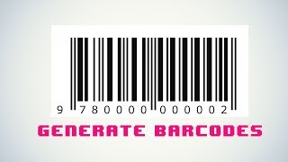 Generate Barcodes with PHP [upl. by Millford]