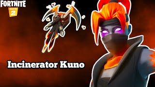 NEW INCINERATOR KUNO SKIN GAMEPLAY  FORTNITE MAGMA MASTERS PACK [upl. by Nyrual]