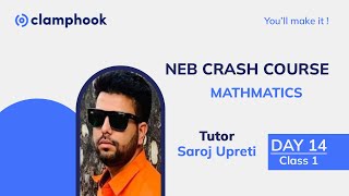 NEB Crash Course  Day 14  Class 1  Mathmatics  Derivatives  Saroj Upreti [upl. by Akeihsal]