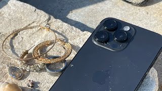 Beach metal detecting iPhone and jewelry found [upl. by Htide]