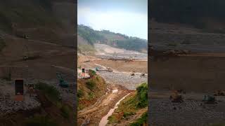 Pembenahan Bagian Belakang Spillway Bendungan Leuwikeris [upl. by Nollid]