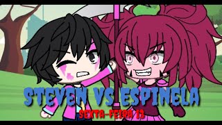 Steven vs Espinela GACHA LIFE  Especial de sextafeira 13 [upl. by Aliza657]