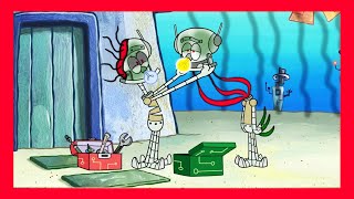 Horror Artist vs SpongeBob SquarePants Welcome to Binary Bottom  SpeedPaint [upl. by Notslar619]