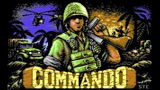 C64 music in HQ stereo  Commando  music by Rob Hubbard [upl. by Hedgcock558]