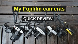 My Fujifilm cameras a comparative overview [upl. by Ttennaj]