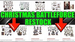 NOBODY NOTICED ANOTHER ROUND Warhammer Christmas BATTLEFORCE Coming Back 40k New40k NewAoS [upl. by Adnwahsat]