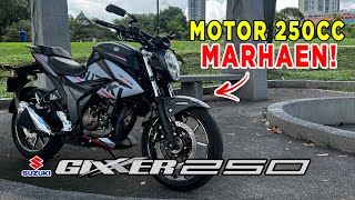 AKU DAPAT TEST SUZUKI GIXXER 250 [upl. by Richardo384]