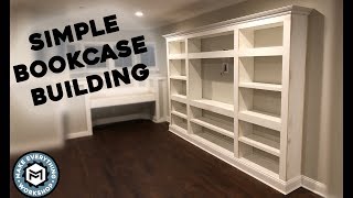 Building A Simple Book Case Woodworking How To [upl. by Otrebliw]