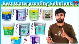 Best Waterproofing Solutions For Walls  Types Of Waterproofing Solutions  Damp Wall Treatment [upl. by Rawna]