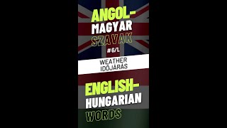 Angol–magyar szavak 06 Időjárás 1 [upl. by Lorsung874]