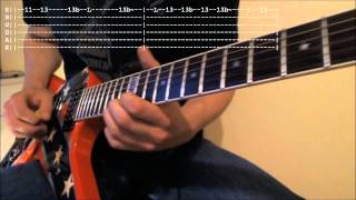 Smoke on the Water solo lesson w TAB [upl. by Noteloc669]