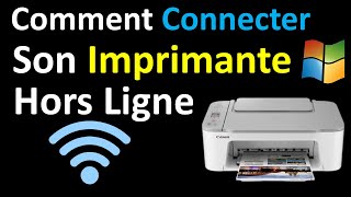 COMMENT CONNECTER UNE IMPRIMANTE HORS LIGNE [upl. by Ancier]