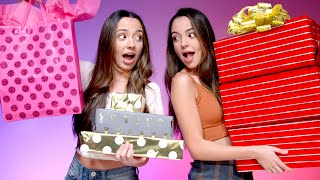 Twins Swap Birthday Gift Exchange  Merrell Twins [upl. by Otineb]