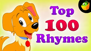 Top 100 Hit Songs  English Nursery Rhymes  Collection Of Animated Rhymes For Kids [upl. by Zea]