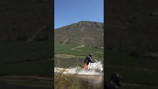 South African water crossing  Husqvarna Norden 901 Expedition bike review [upl. by Hanima]