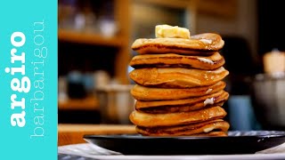 Pancakes σπιτικά και ζουμερά της Αργυρώς  Αργυρώ Μπαρμπαρίγου [upl. by Eamaj]