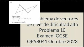 Un problema de vectores [upl. by Milan]