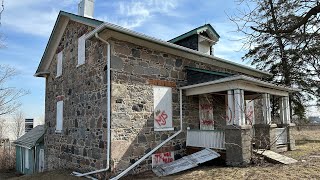 A look inside this ABANDONED 1830s fieldstone farmhouse [upl. by Irac805]