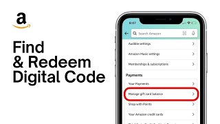 How To Find Digital Code On Amazon Mobile  Full Guide 2024 [upl. by Julee]