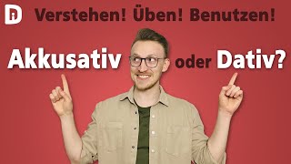 Akkusativ und Dativ  Super Erklärung amp Übung  Tipps zum Deutsch lernen A1 A2 B1 [upl. by Gyimah]