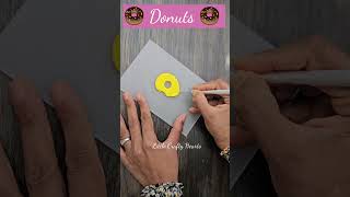 Crafting Mini Clay Donuts 🍩DIY Clay ArtCute Clay Craft [upl. by Lertram]