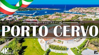 Beautiful Porto Cervo Sardinia 4K • Relaxing Italian Music Instrumental Romantic •Video 4K UltraHD [upl. by Nosnevets77]