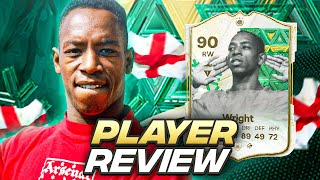 90 WINTER WILDCARD ICON WRIGHT SBC PLAYER REVIEW  FC 24 Ultimate Team [upl. by Annehs]