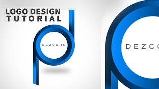 Lesson 1 How to design a logo in photoshop cs6  Logo design photoshop [upl. by Ardeed432]