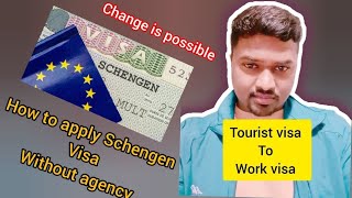 How to apply Schengen visa without agencypolandtamilan visa [upl. by Acnairb]