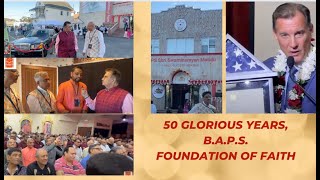 50th anniversary BAPS Flushing temple Devotion Service hinduism Heramba [upl. by Lenod270]