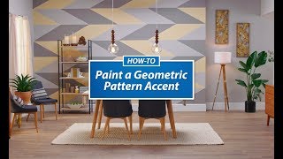 Ask SW How To Paint A Geometric Pattern  SherwinWilliams [upl. by Eustace]