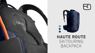 HAUTE ROUTE ski touring backpack  ORTOVOX [upl. by Eevets]