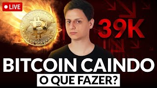 MERCADO CRIPTO EM QUEDA  O QUE FAZER [upl. by Yllak]