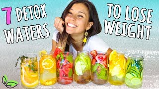 7 DETOX WATERS FOR WEIGHT LOSS💦Yovana [upl. by Arabelle]