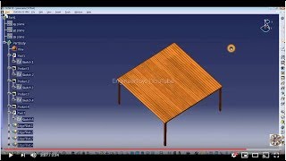 IKEA EKEDALEN Extendable Table Design Tutorial  3 Minutes In CATIA V5 For Beginners  EngineerToys [upl. by Pace]