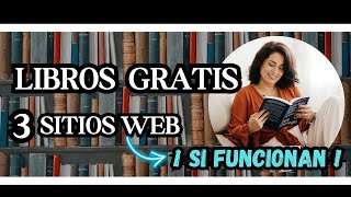 CÓMO DESCARGAR LIBROS GRATIS  3 SITIOS WEB SI FUNCIONAN [upl. by Yoko]