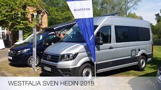 Westfalia 2018 Der Sven Hedin auf dem neuen VW Crafter  Videotour [upl. by Enialahs]