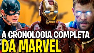 QUAL É A ORDEM CRONOLOGICA CORRETA PARA ASSISTIR OS FILMES E SERIES DA MARVEL ATUALIZADO [upl. by Nylrahc163]