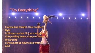 Shakira  Try Everything LYRICS [upl. by Aietal73]